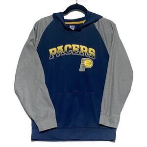 Indiana Pacers Pullover Hoodie Men's Size Medium TX3 Warm Team Apparel Blue
